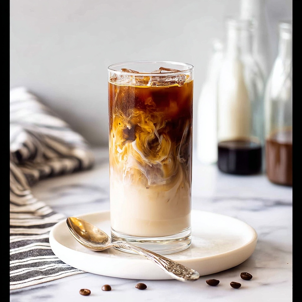 How to Make an Iced Caramel Macchiato Recipe - Recipe Image
