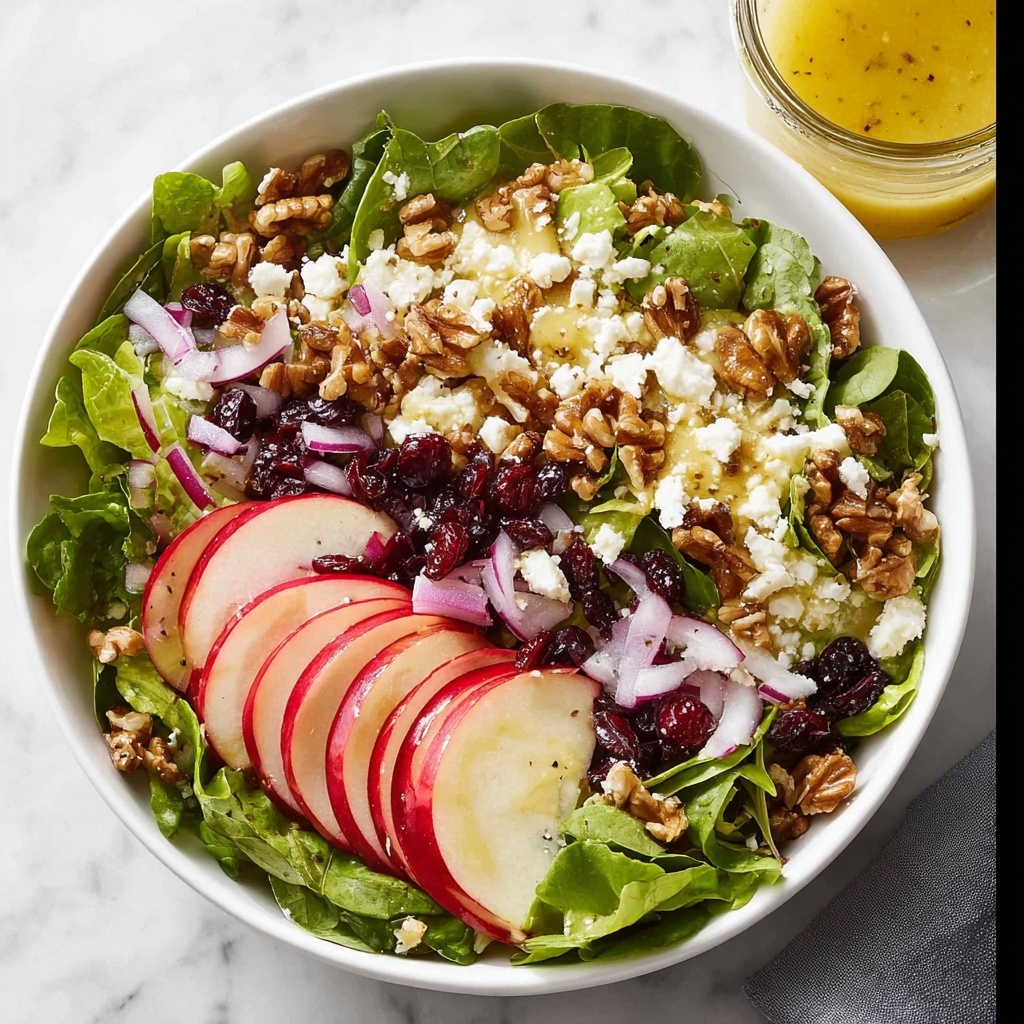 Apple Salad with Candied Walnuts and Cranberries Recipe - Recipe Image