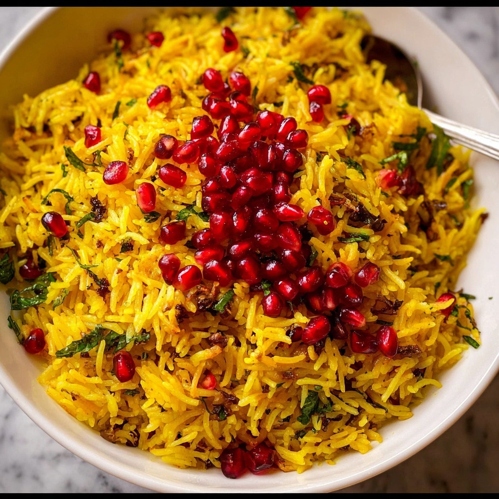 Jewelled Rice Pilaf with Cranberries, Apricots, and Pistachios Recipe - Recipe Image