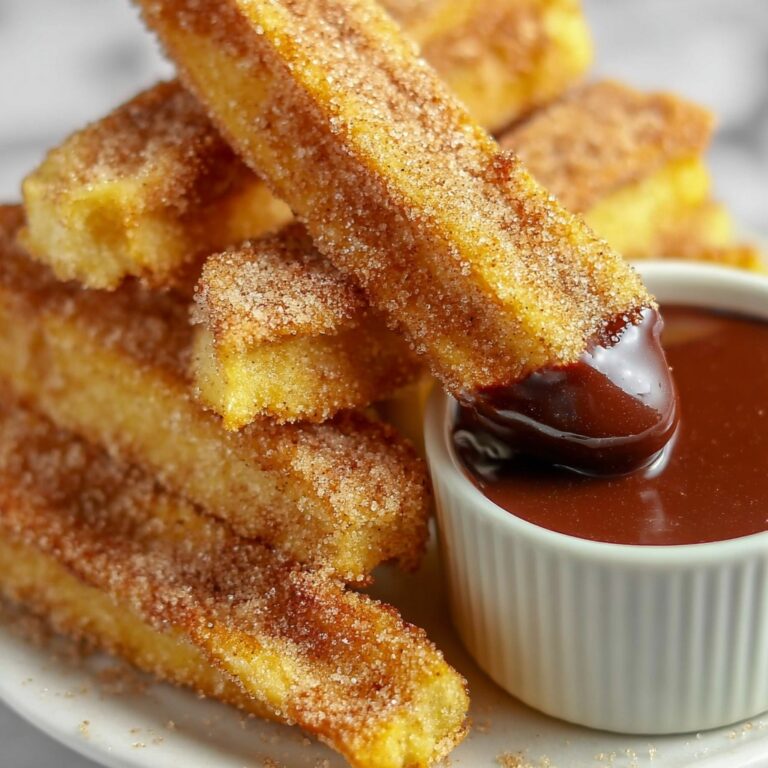 Baked Churro Chips with Chocolate Ganache Recipe
