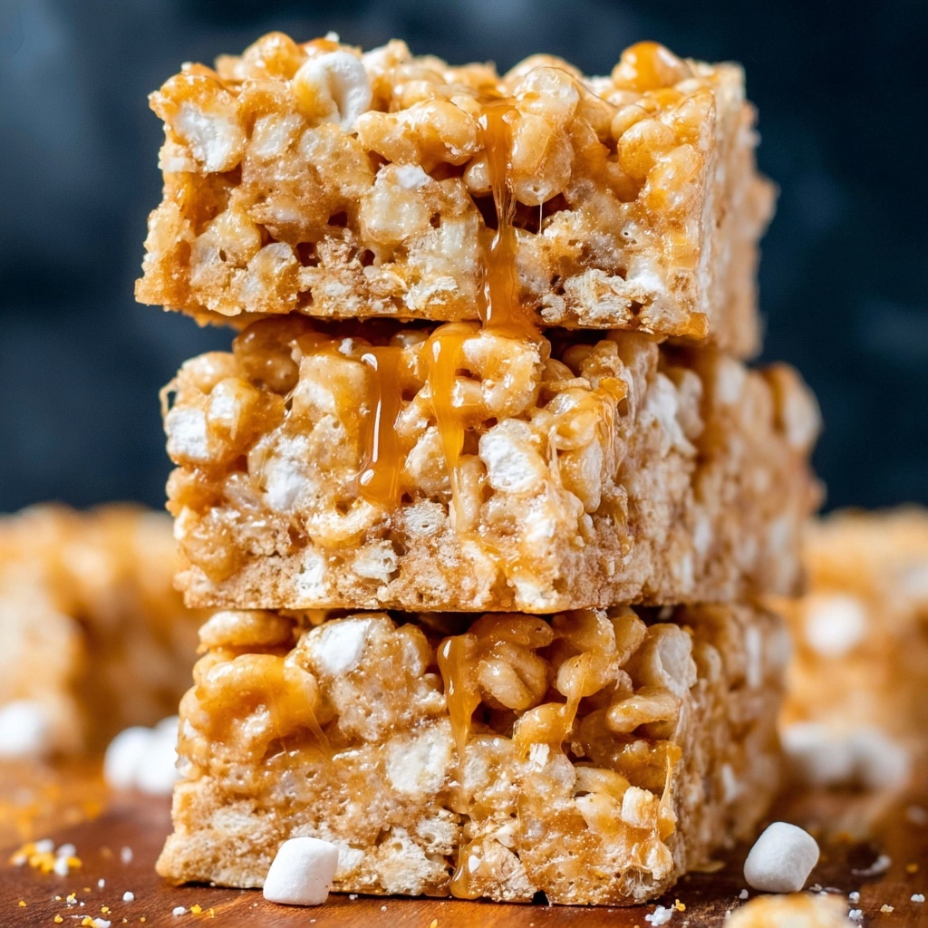 Brown Butter Caramel Apple Rice Krispie Treats Recipe - Recipe Image