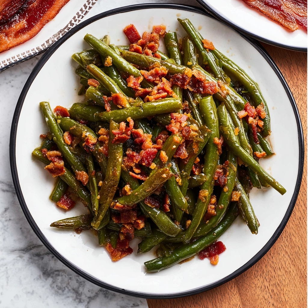 Southern Green Beans with Bacon and Cajun Seasoning Recipe - Recipe Image