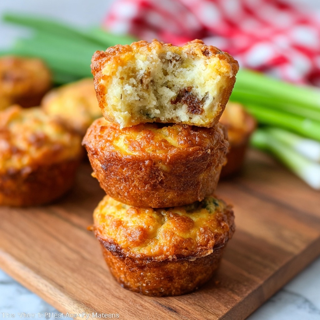 Sausage Breakfast Muffins (4-Ingredients) Recipe - Recipe Image