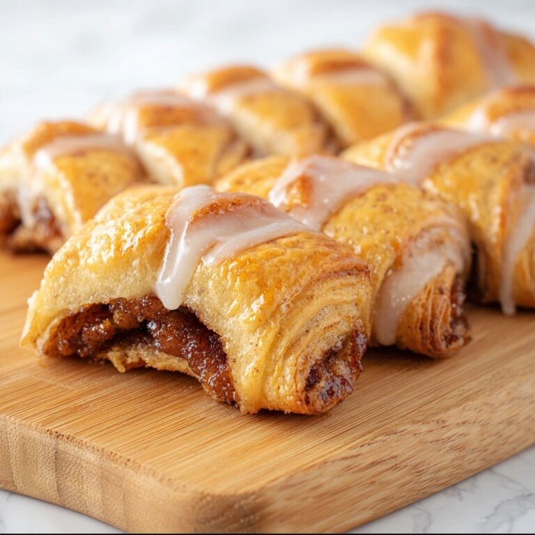Cinnamon Crescent Rolls with Vanilla Drizzle Recipe