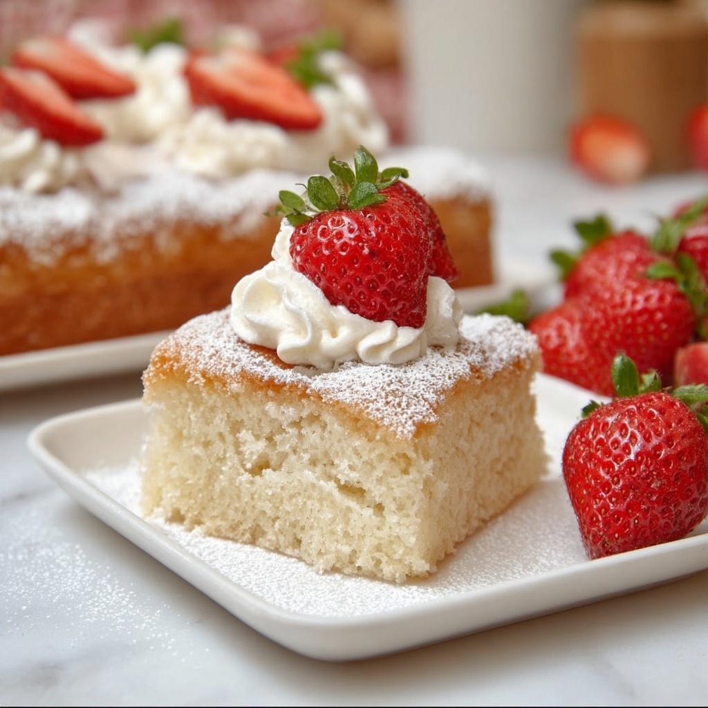 Strawberry Buttermilk Cake Recipe - Recipe Image