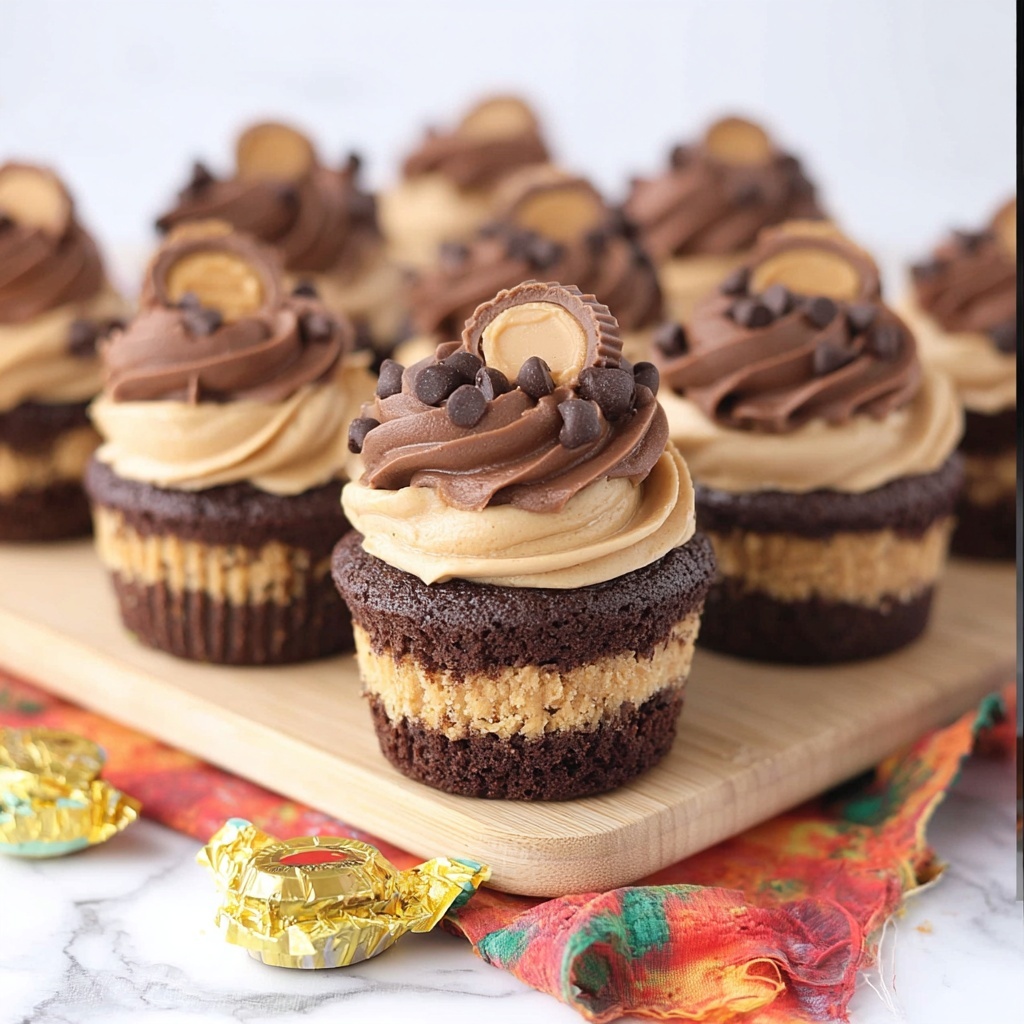 Mini Peanut Butter Cheesecakes Recipe - Recipe Image