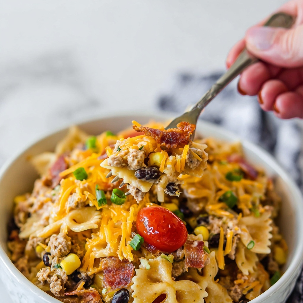 Cowboy Pasta Salad Recipe - Recipe Image