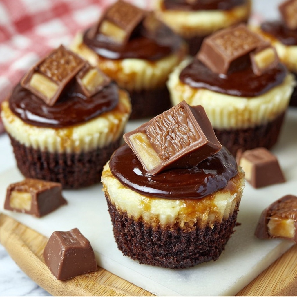 Snickers Cheesecake Bites Recipe - Recipe Image