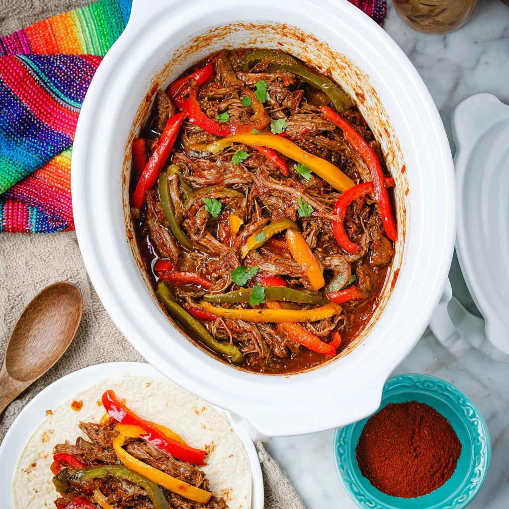 Crockpot Steak Fajitas Recipe - Recipe Image