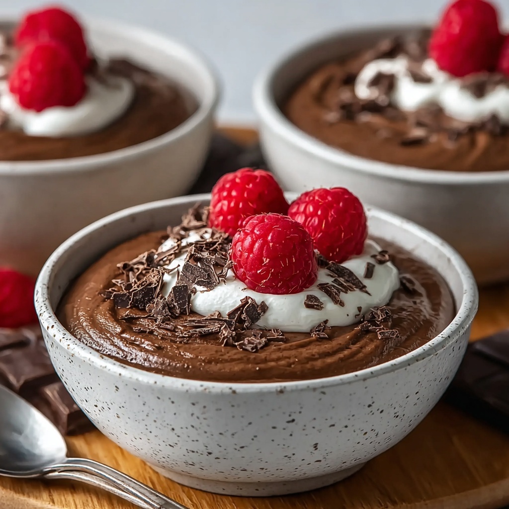 Deliciously Easy Low-Carb Chocolate Cottage Cheese Mousse Recipe - Recipe Image