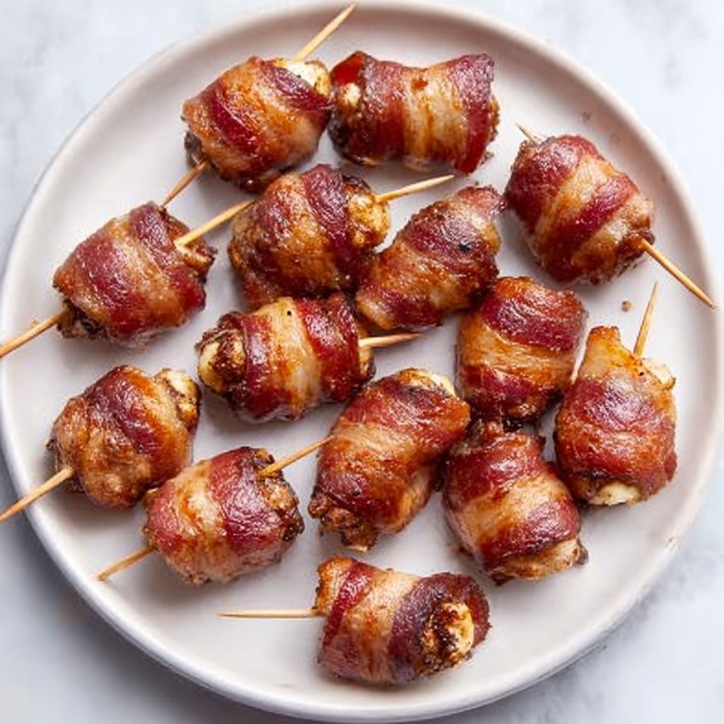 Bacon Wrapped Dates with Goat Cheese and Pecans Recipe - Recipe Image