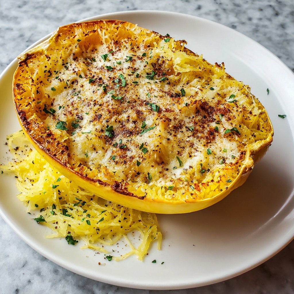 Healthy Spaghetti Squash Au Gratin Recipe - Recipe Image