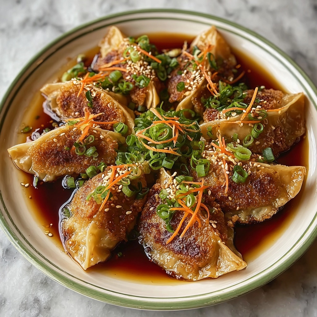 Crispy Baked Asian Dumplings Recipe - Recipe Image