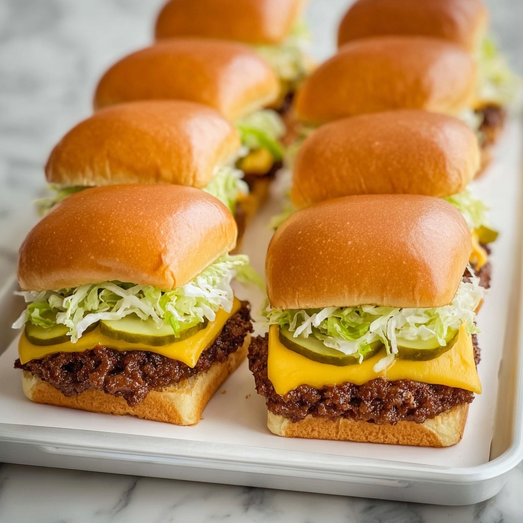 Copycat Big Mac Sliders Recipe - Recipe Image