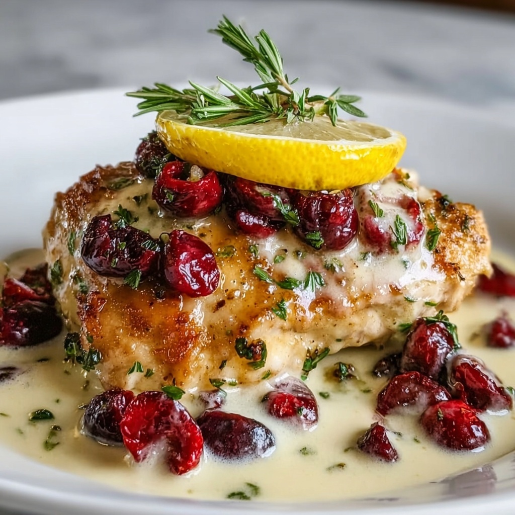 Honey Cranberry Chicken Bake with Ricotta Cheese Recipe - Recipe Image