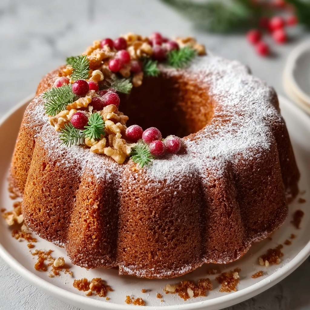 Christmas Gingerbread Cake with Cream Cheese Frosting Recipe - Recipe Image