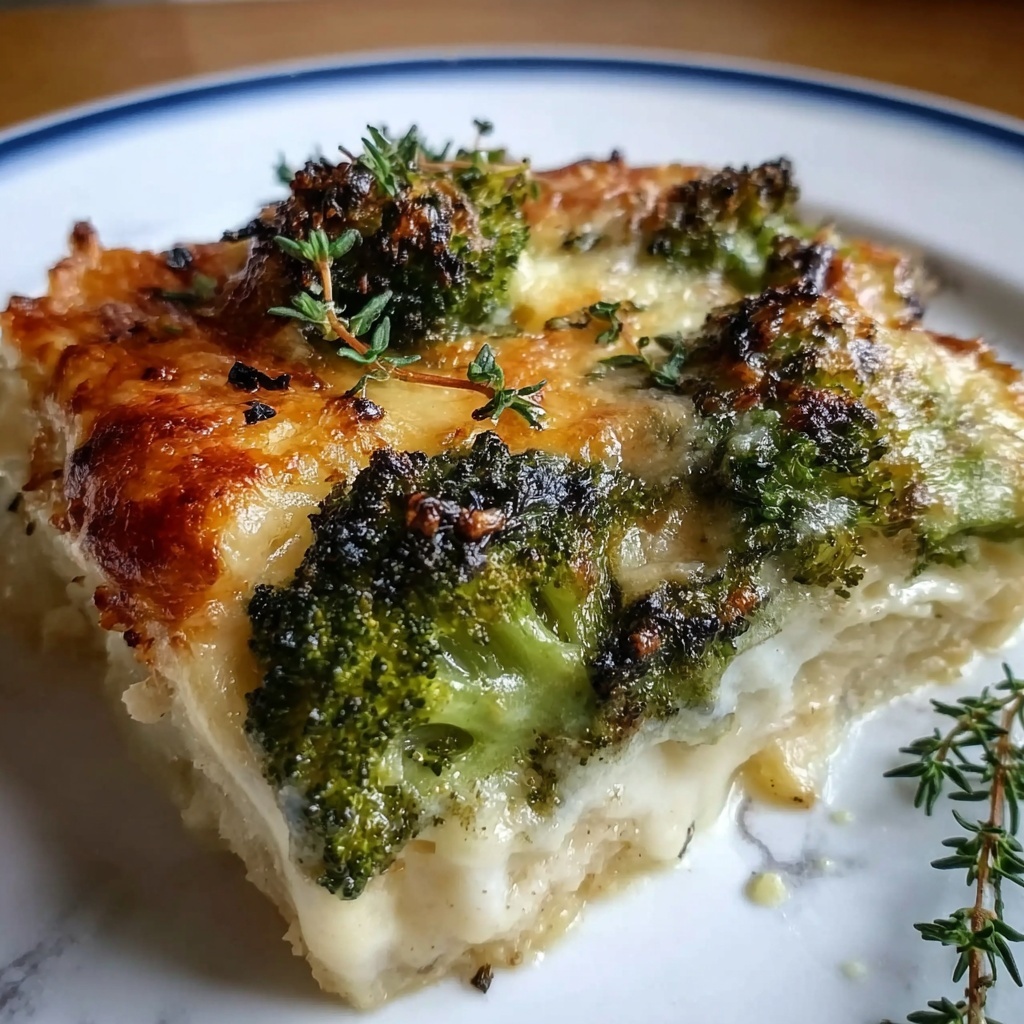 French Onion Broccoli Cheese Casserole Recipe - Recipe Image