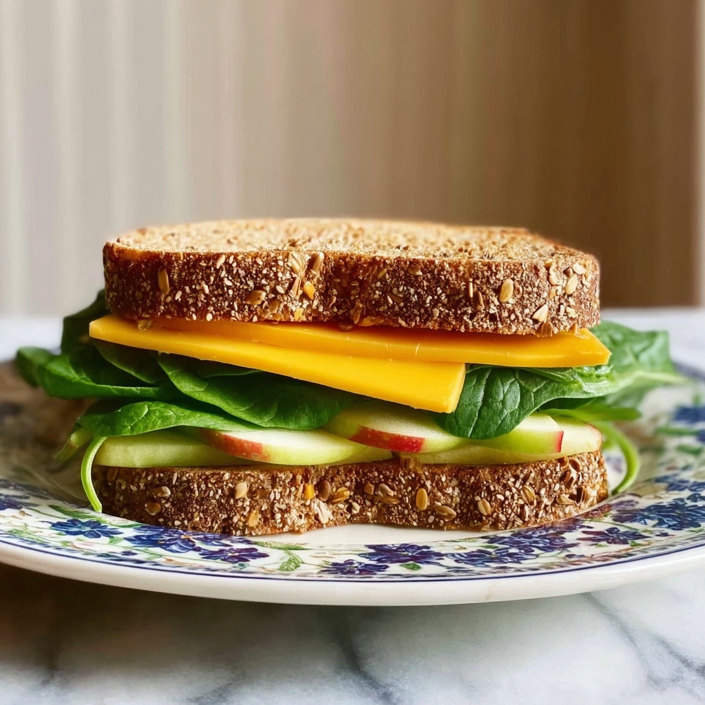 Hot Honey Apple Cheddar Sandwich Recipe - Recipe Image