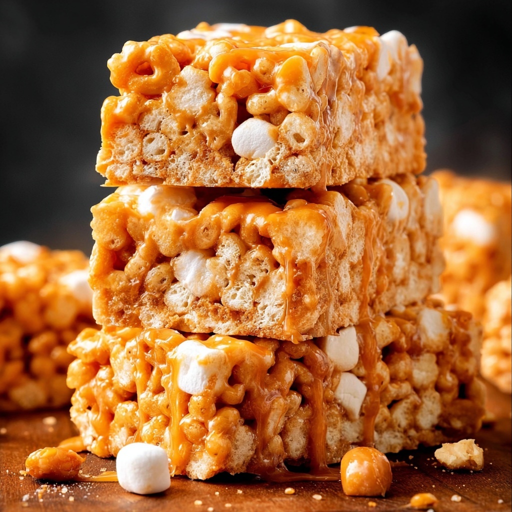 Brown Butter Caramel Apple Rice Krispie Treats Recipe - Recipe Image