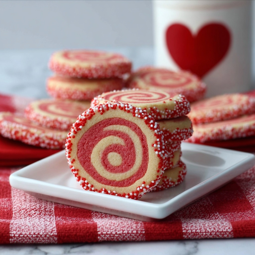Valentine's Day Pinwheel Cookies Recipe - Recipe Image