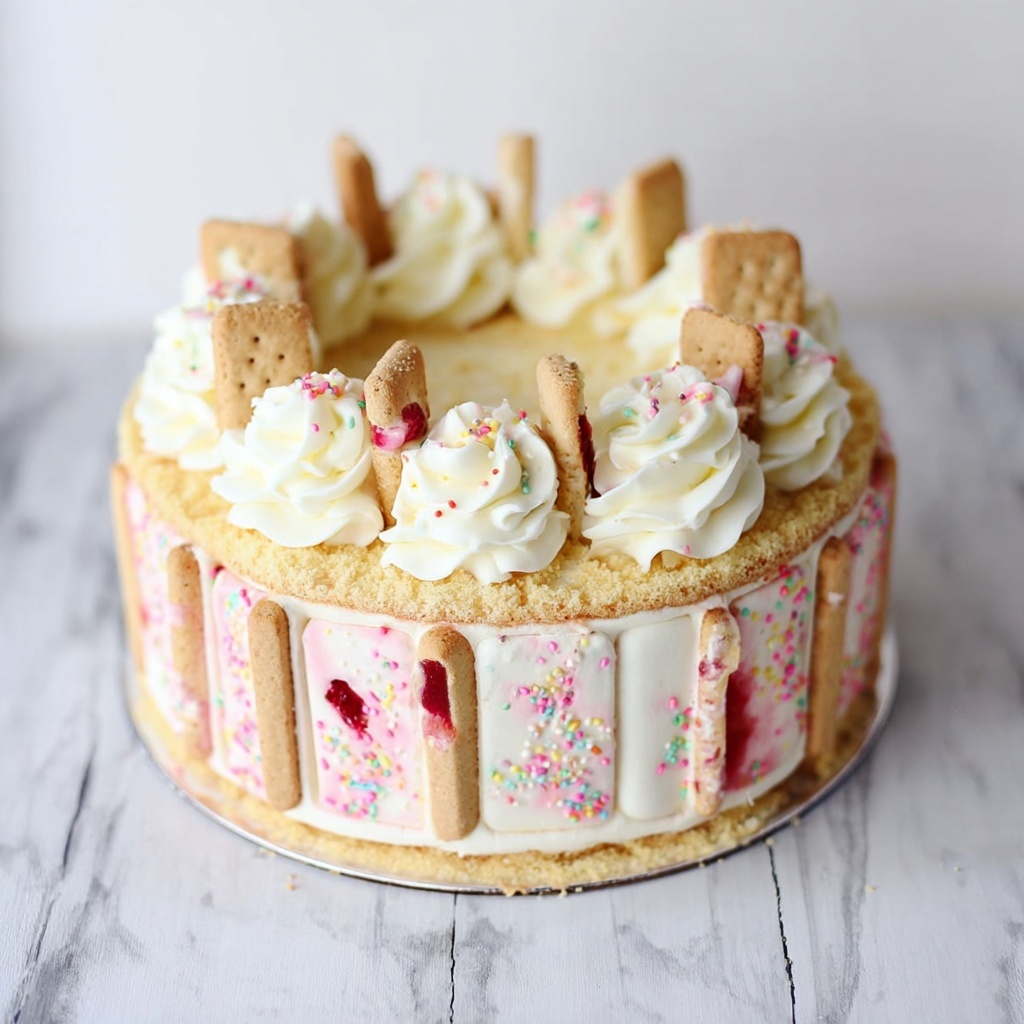 Strawberry Pop Tart Cheesecake Recipe - Recipe Image