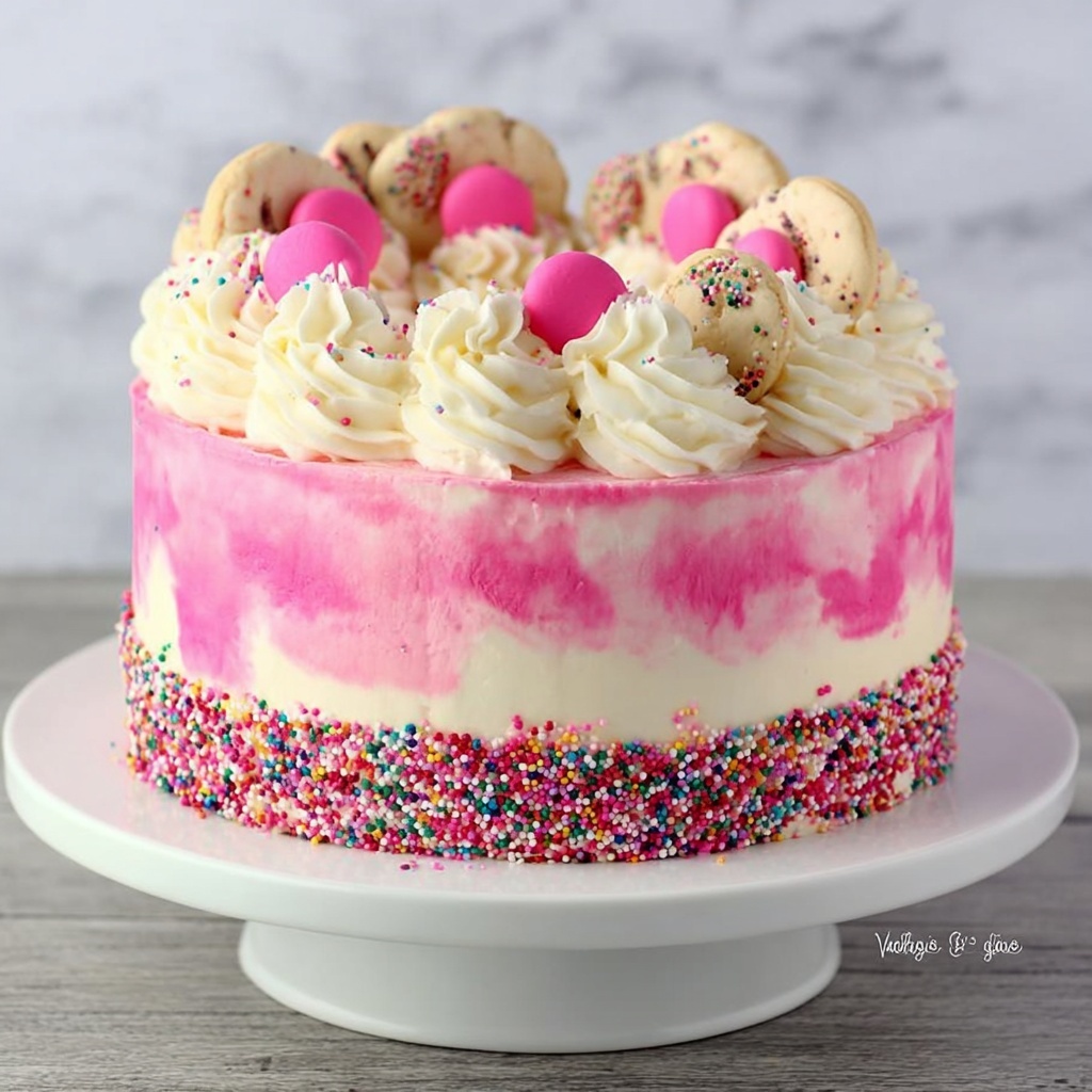 Circus Animal Cookie Cake Recipe - Recipe Image