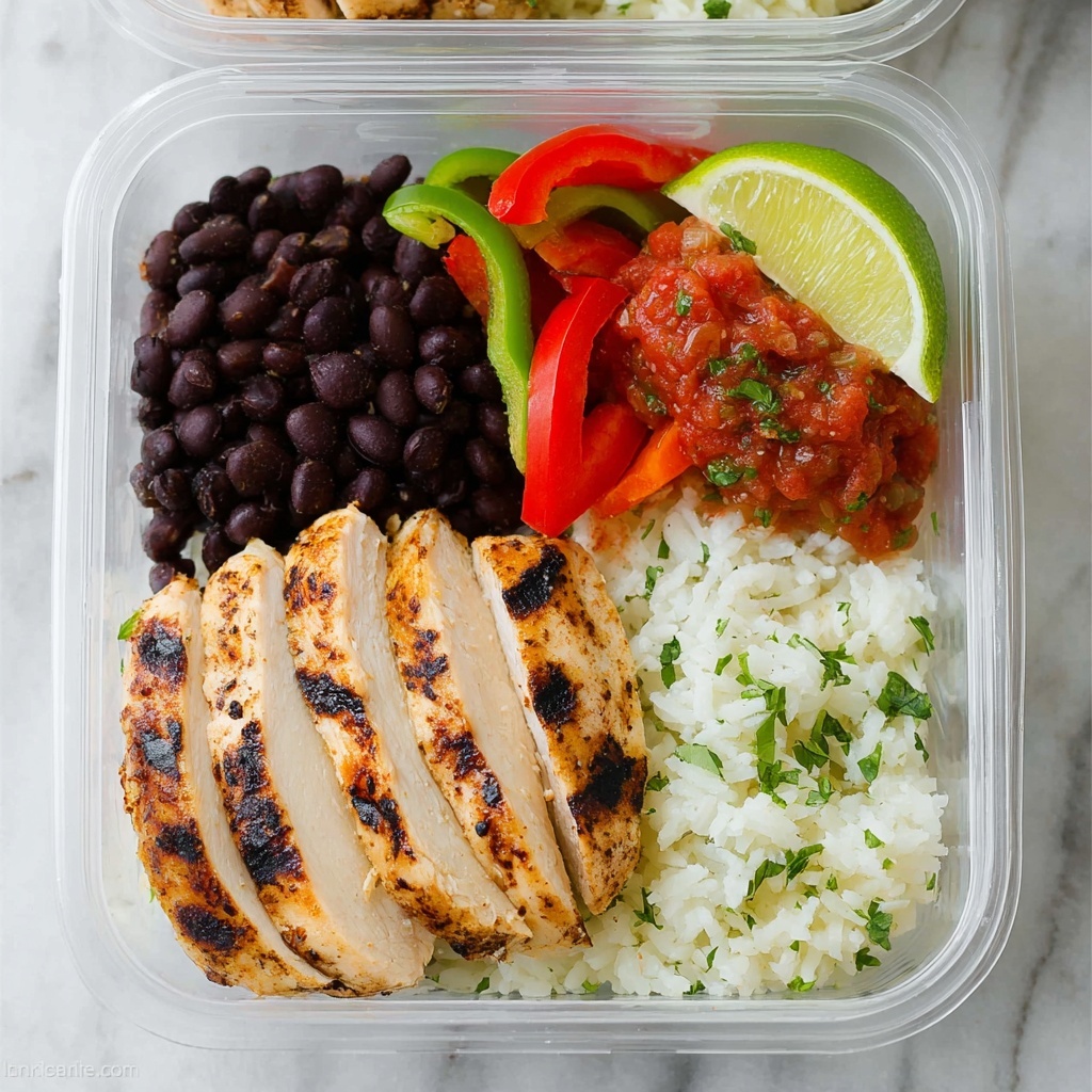 Chicken Fajita Bowl Meal Prep Recipe - Recipe Image