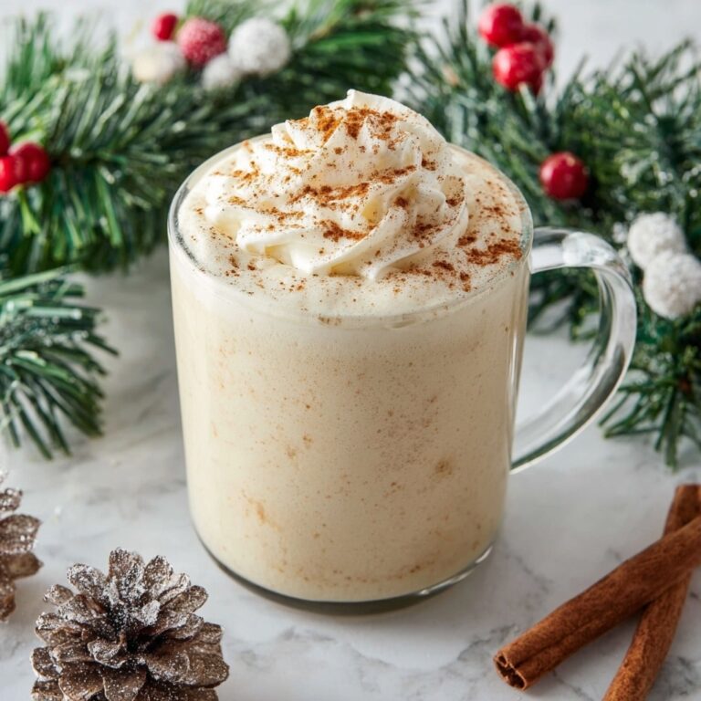 Creamy Eggnog with Nutmeg and Cinnamon Recipe