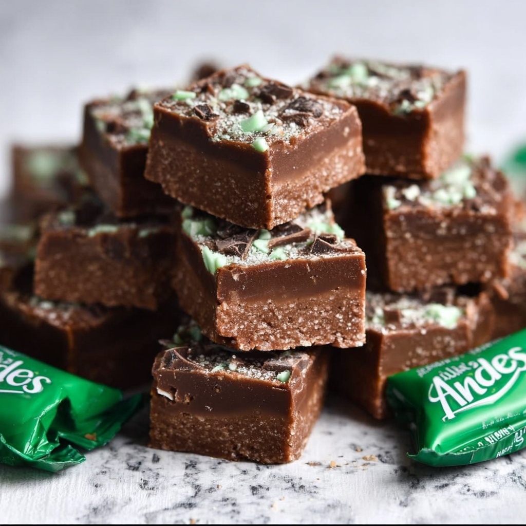 Andes Mint Chocolate Fudge Recipe - Recipe Image