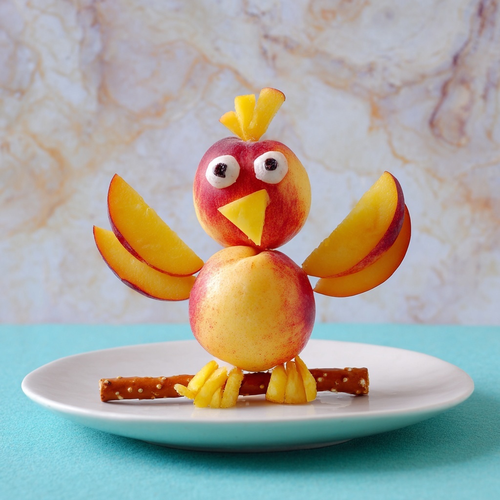 Peachy Parrot Fruit Snack Recipe - Recipe Image