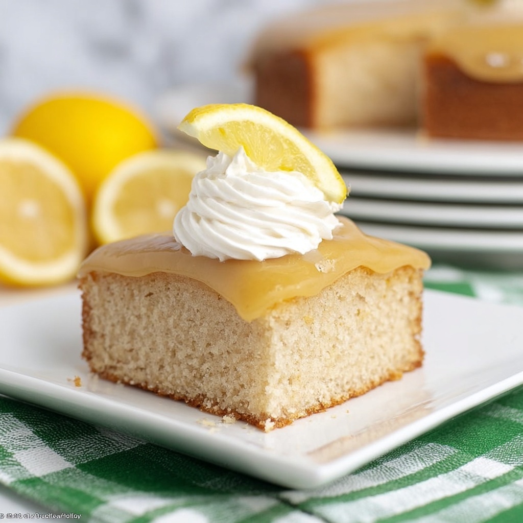 Lemon Curd Cake Recipe - Recipe Image