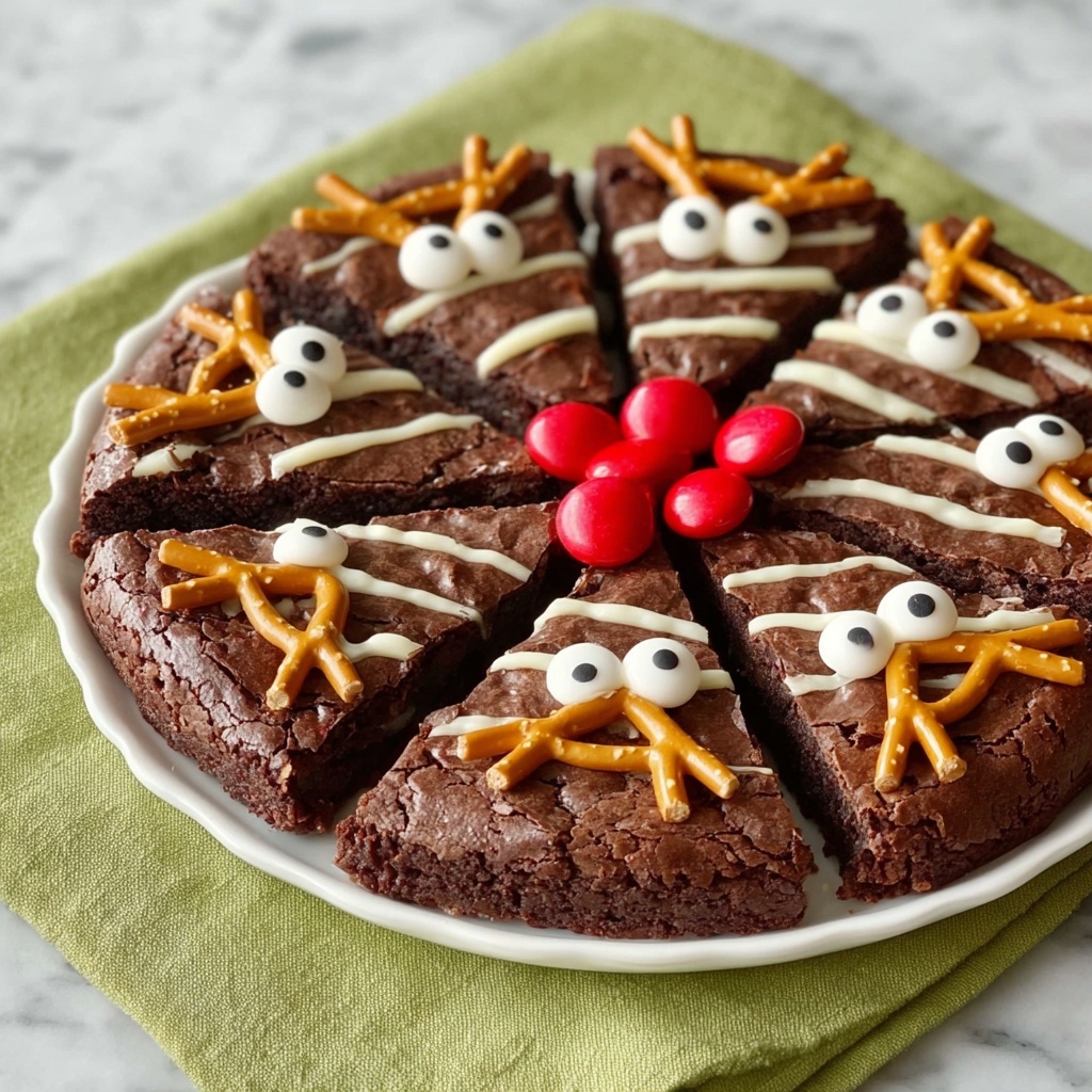 Reindeer Brownies Recipe - Recipe Image