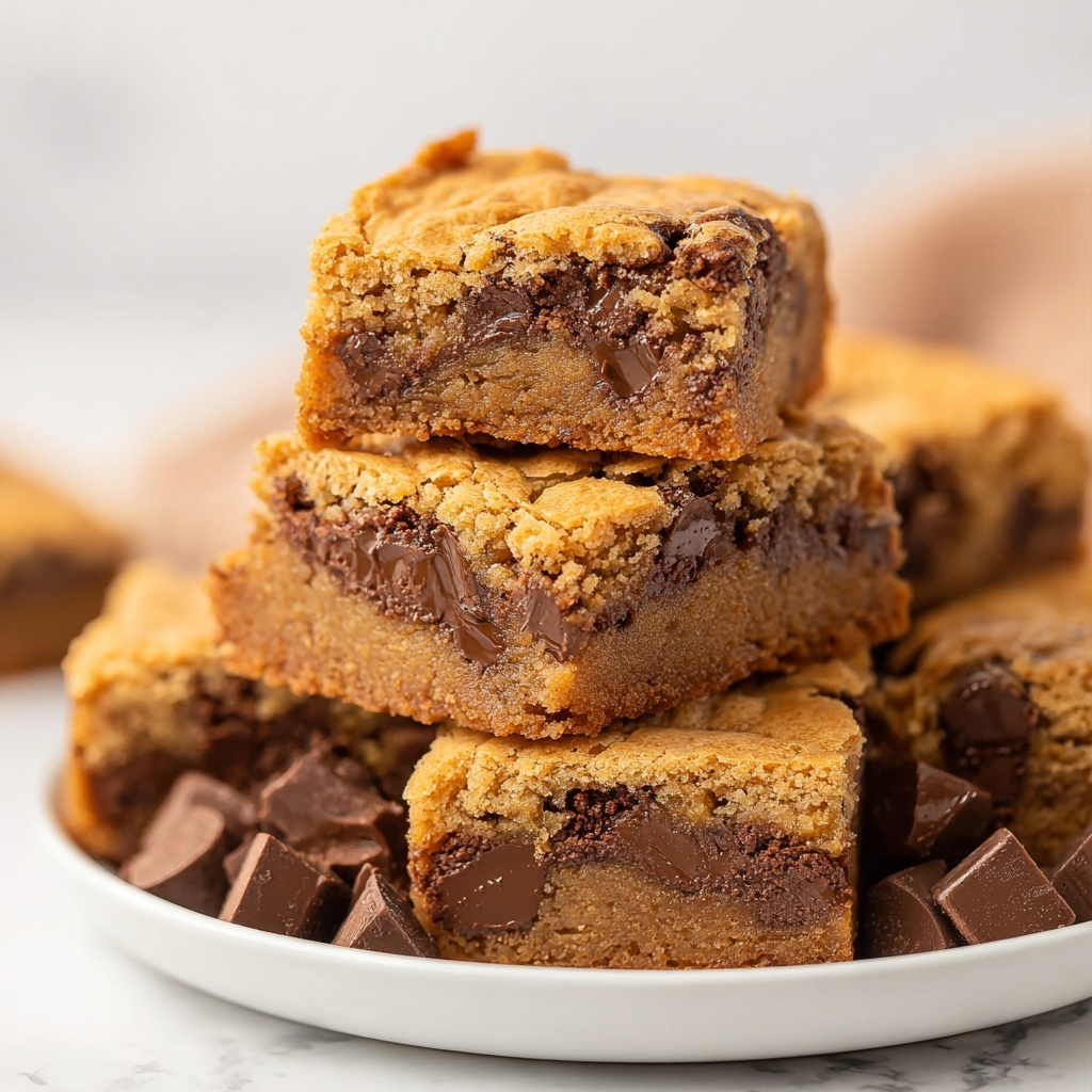 Chocolate Chunk Blondies Recipe - Recipe Image