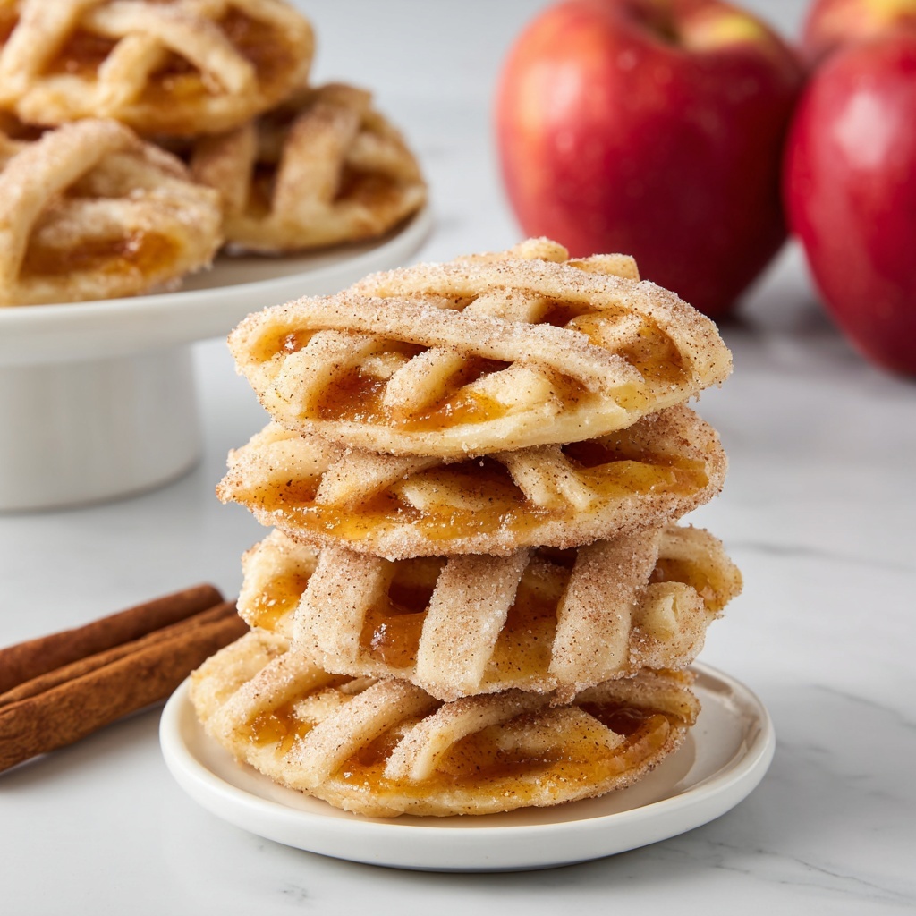Apple Pie Cookies with Caramel and Spiced Topping Recipe - Recipe Image