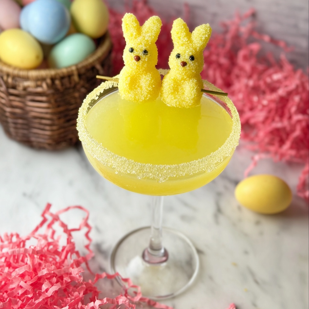 Easter Peeps Martini Recipe - Recipe Image