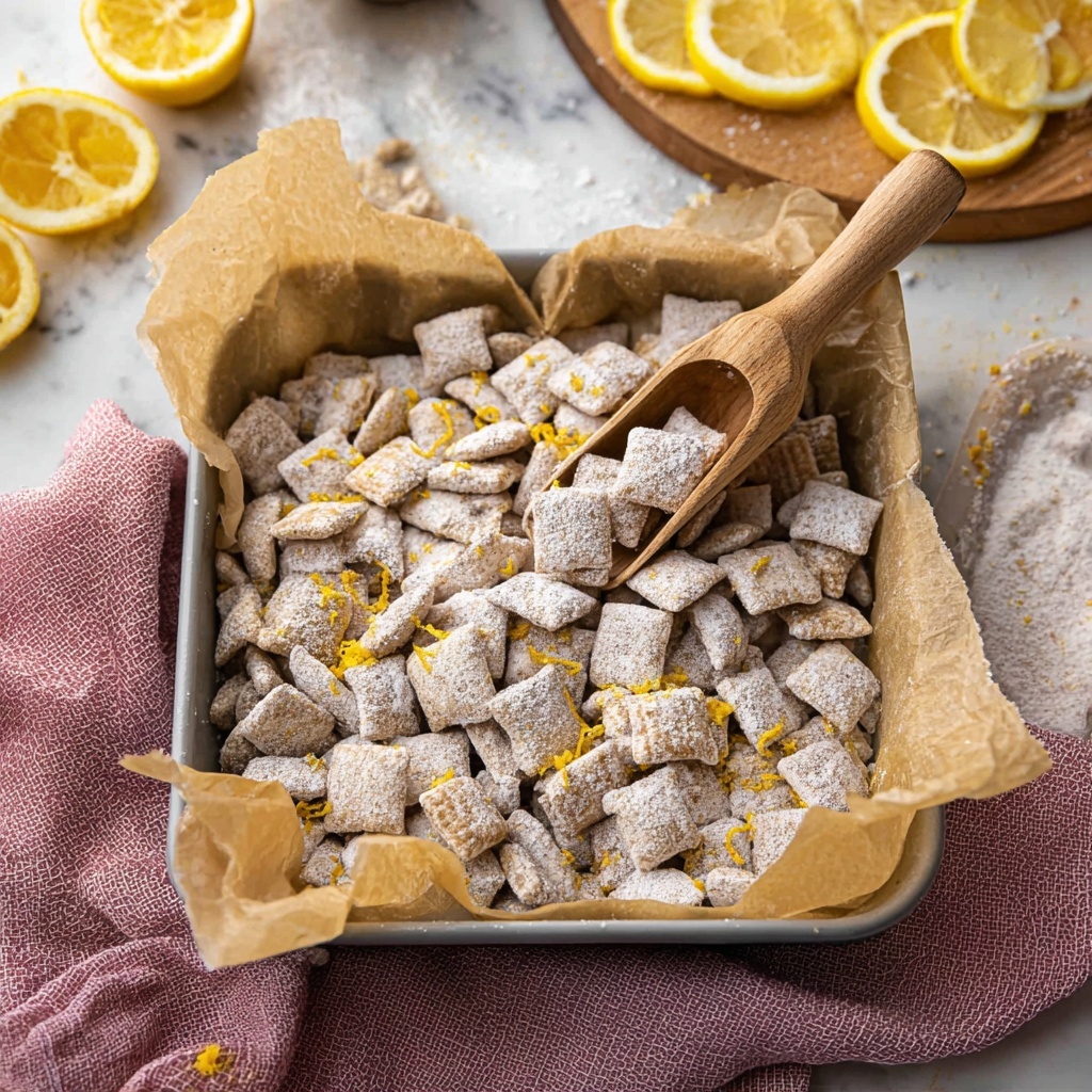 Lemon Puppy Chow Recipe - Recipe Image