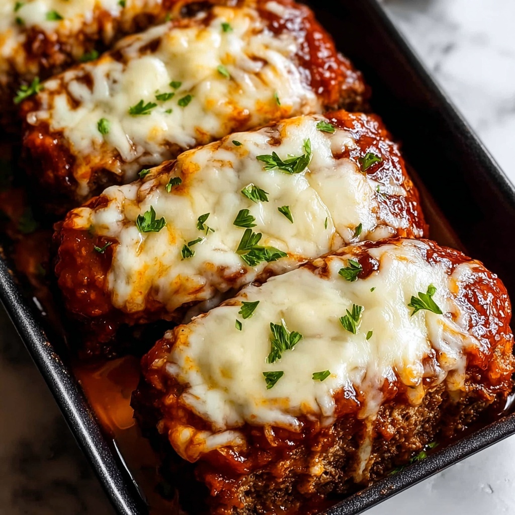 Melt-in-Your-Mouth Garlic Parmesan Chicken Meatloaf Bliss Recipe - Recipe Image