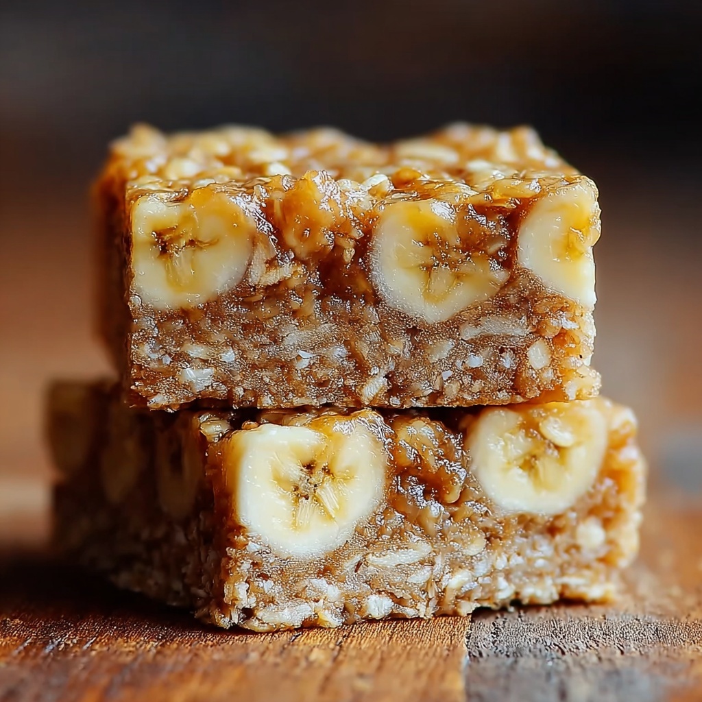 Irresistible Banana Oatmeal Bars for Your Best Snack Ever Recipe - Recipe Image