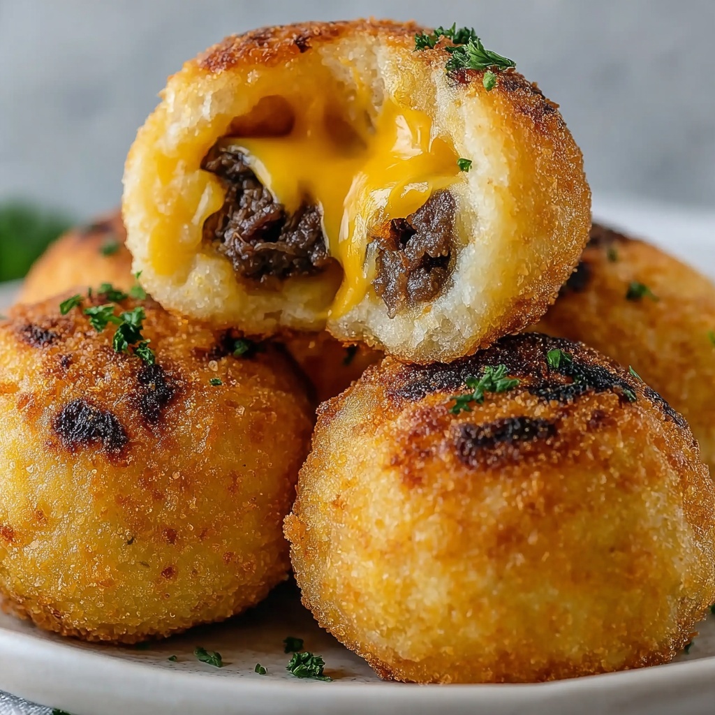 Irresistible Garlic Parmesan Cheeseburger Bombs You’ll Crave Recipe - Recipe Image