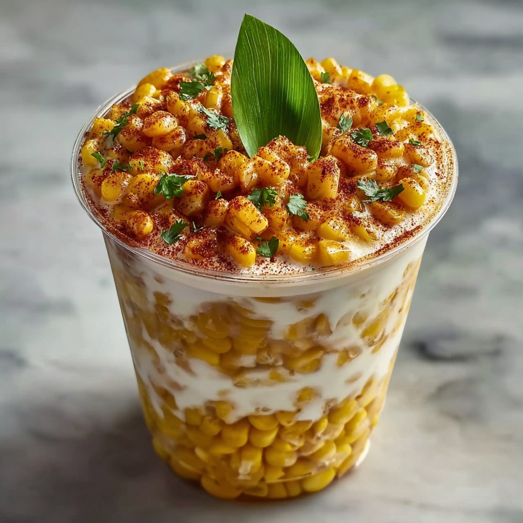 Creamy Mexican Street Corn in a Cup Recipe - Recipe Image