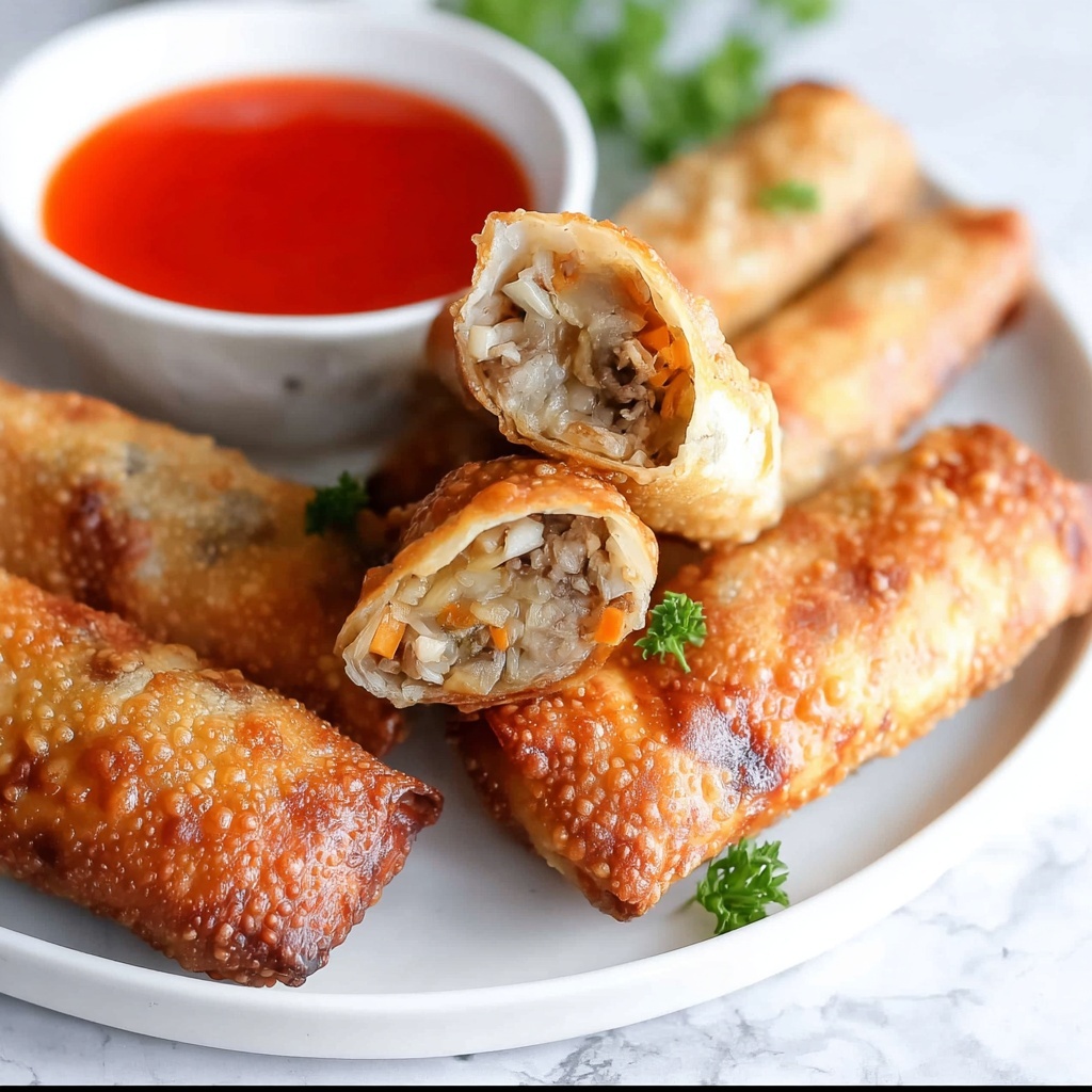 Air Fryer Pork Egg Rolls Recipe - Recipe Image