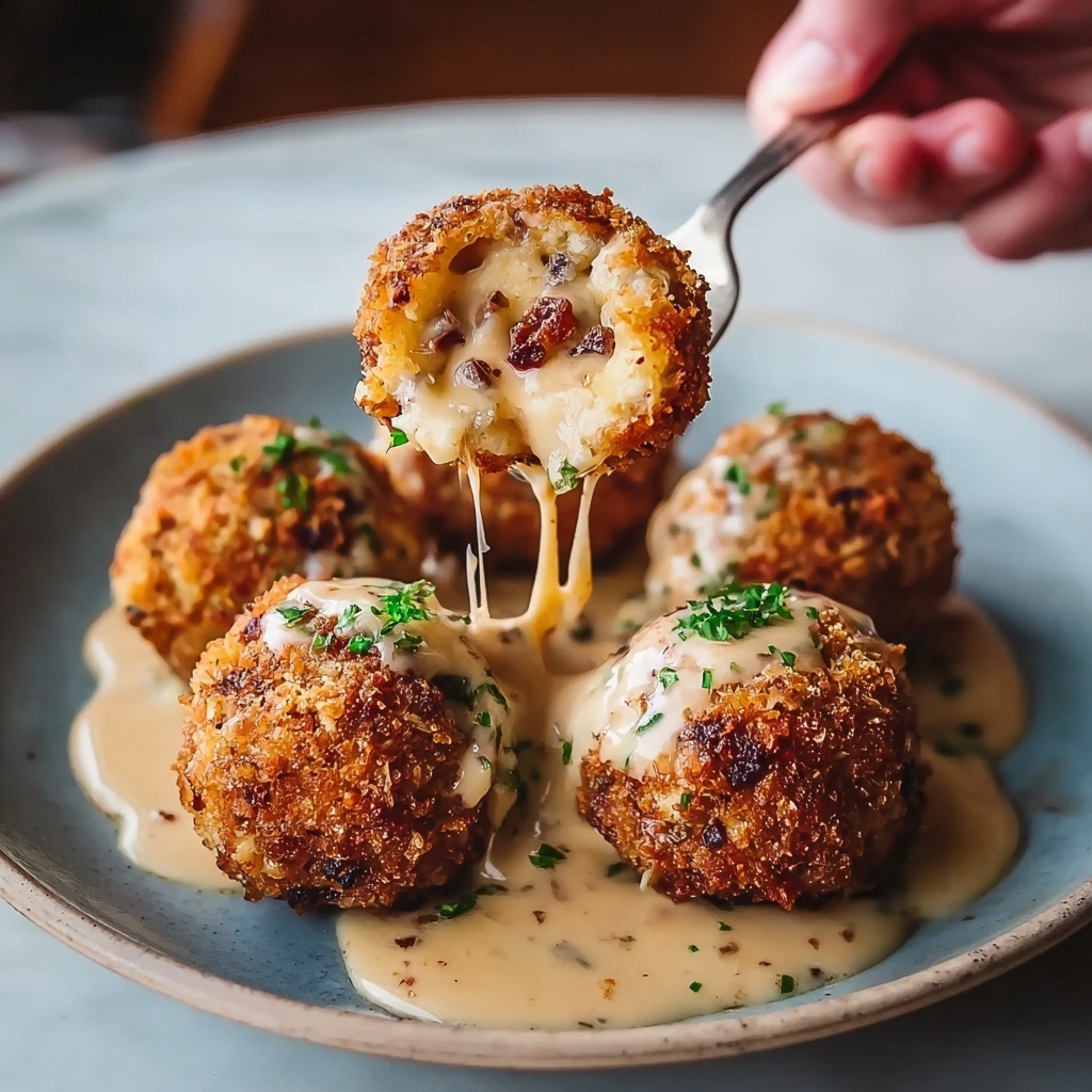 Irresistibly Crunchy Reuben Balls with Spicy Dipping Sauce Recipe - Recipe Image