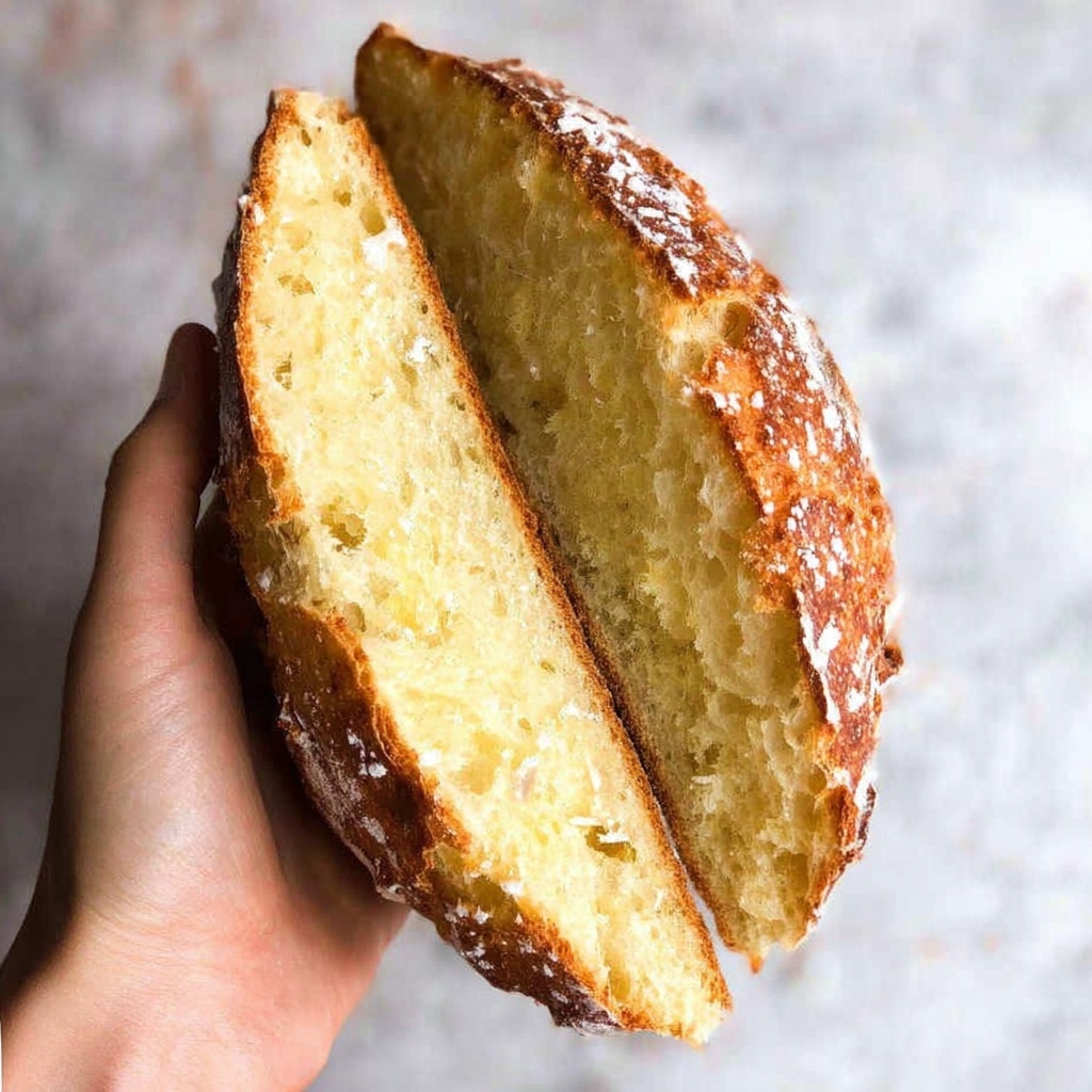 No Knead Homemade French Bread Recipe - Recipe Image