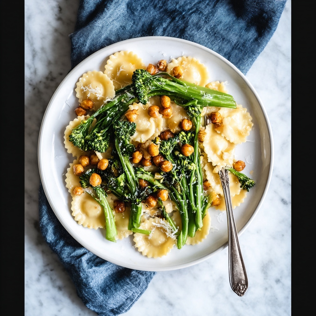 Broccoli Rabe Pasta with Smoky Chickpeas Recipe - Recipe Image