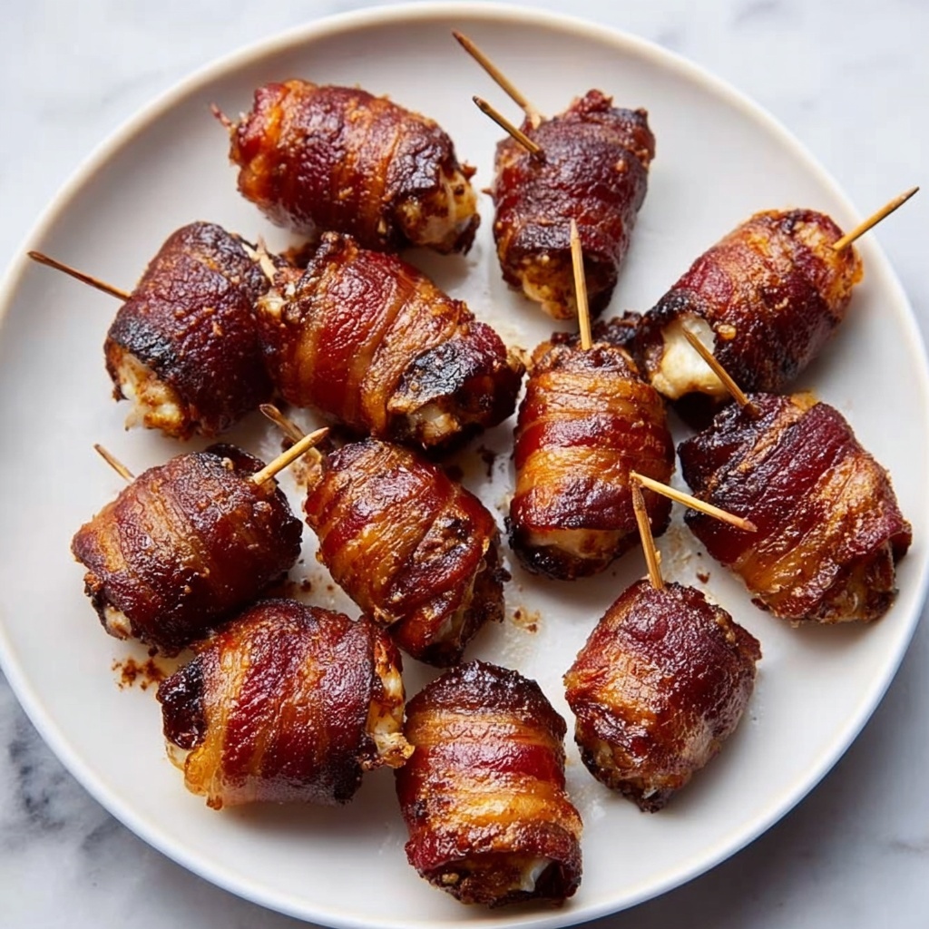 Bacon Wrapped Dates with Goat Cheese and Pecans Recipe - Recipe Image