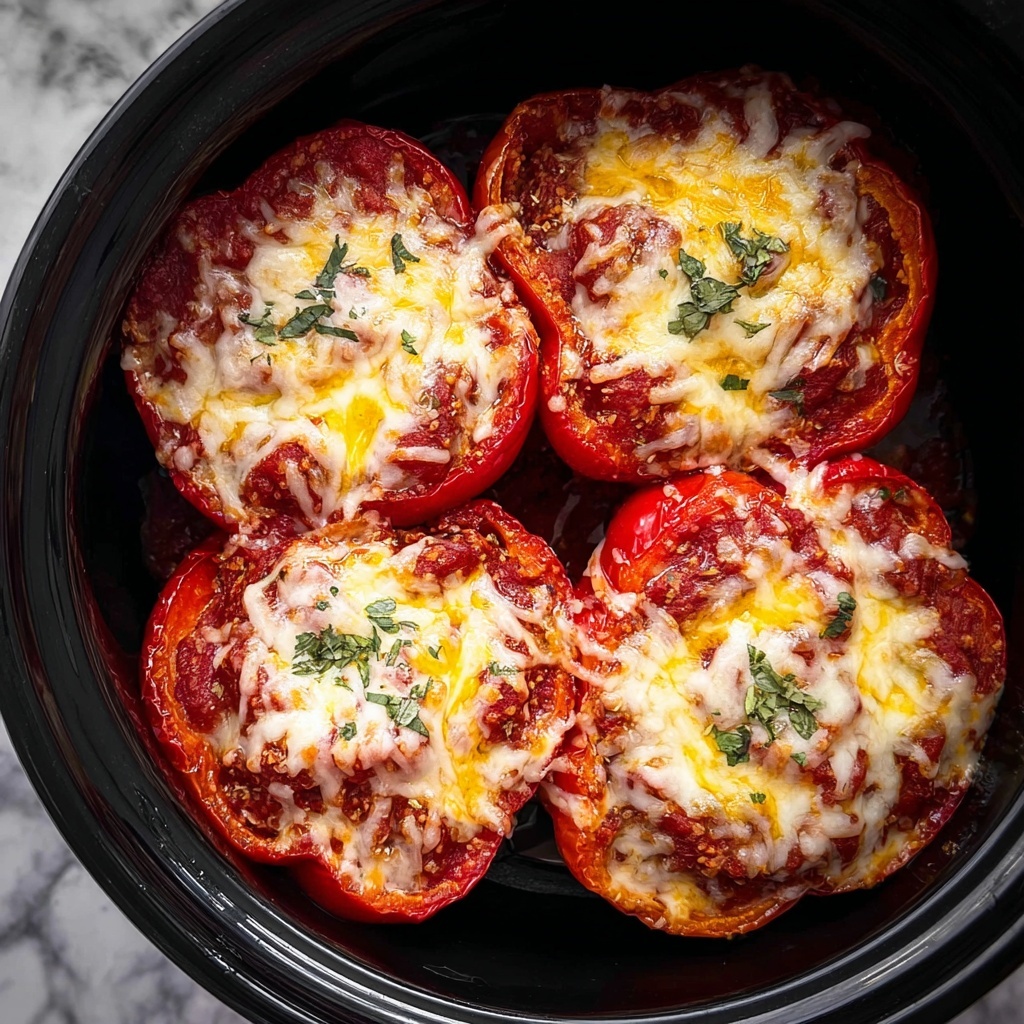 Crockpot Stuffed Peppers Recipe - Recipe Image