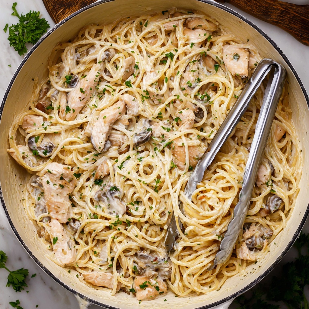 30 Minute Stovetop Turkey Tetrazzini Recipe - Recipe Image