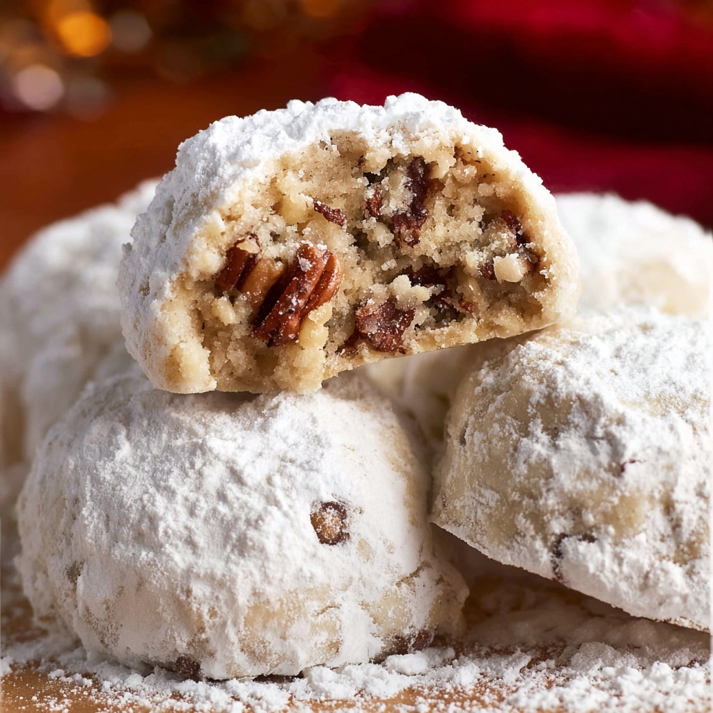 Pecan Snowball Cookies Recipe - Recipe Image