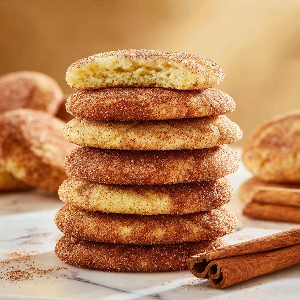 Easy Snickerdoodle Cookies Recipe - Recipe Image