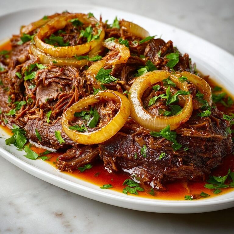 Sweet & Savory Caramelized Pulled Beef Brisket Recipe